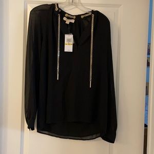 Stunning Michael Kors Sheer Blouse